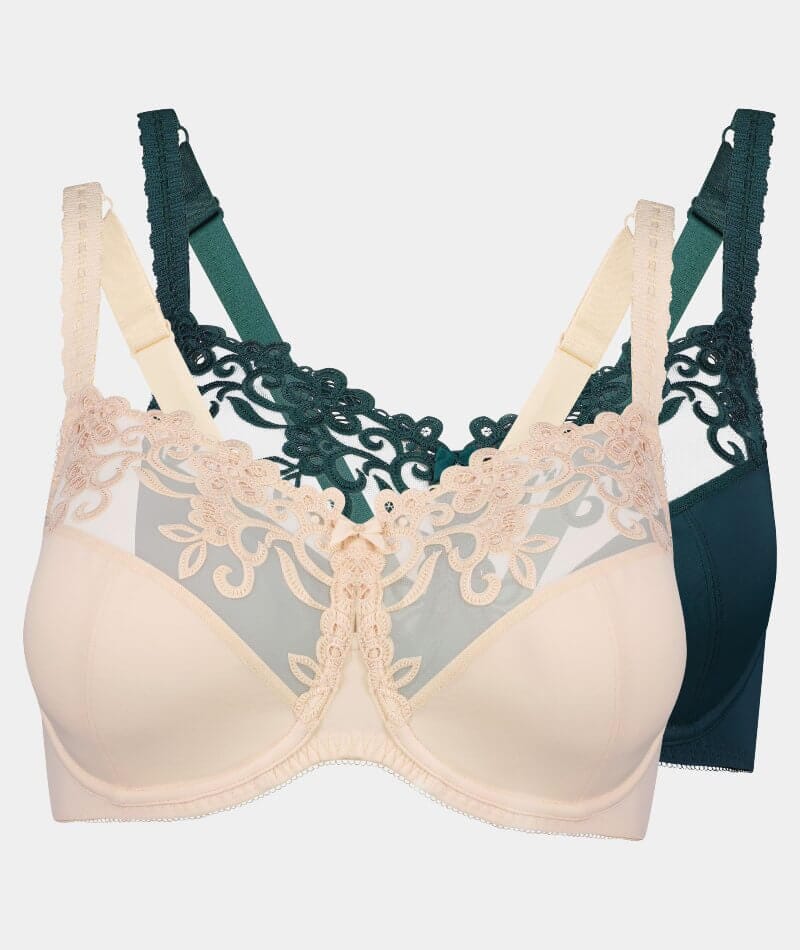 Fayreform Coral Underwire Bra - 2 Pack - Ponderosa Pine/Scallop Shell - Image 8