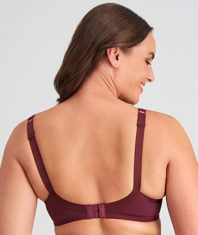 Fayreform Coral Underwire Bra - 2 Pack - Windsor Wine/Egret - Image 4