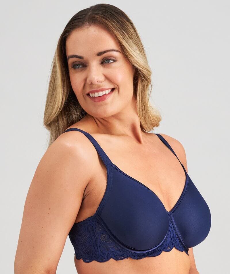 Fayreform Lace Perfect Contour Spacer Bra - Medieval Blue - Image 3