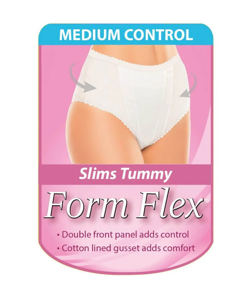 Form Flex® Single Medium Control Cotton Shaping Panty - Nude - Image 5