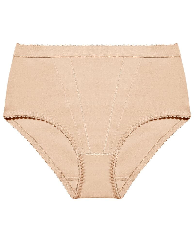 Form Flex® Single Medium Control Cotton Shaping Panty - Nude - Image 6