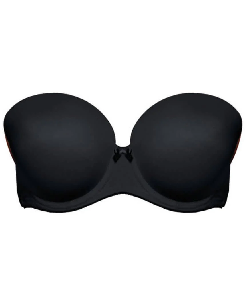 Freya Deco Underwired Moulded Strapless Bra - Black - Image 13