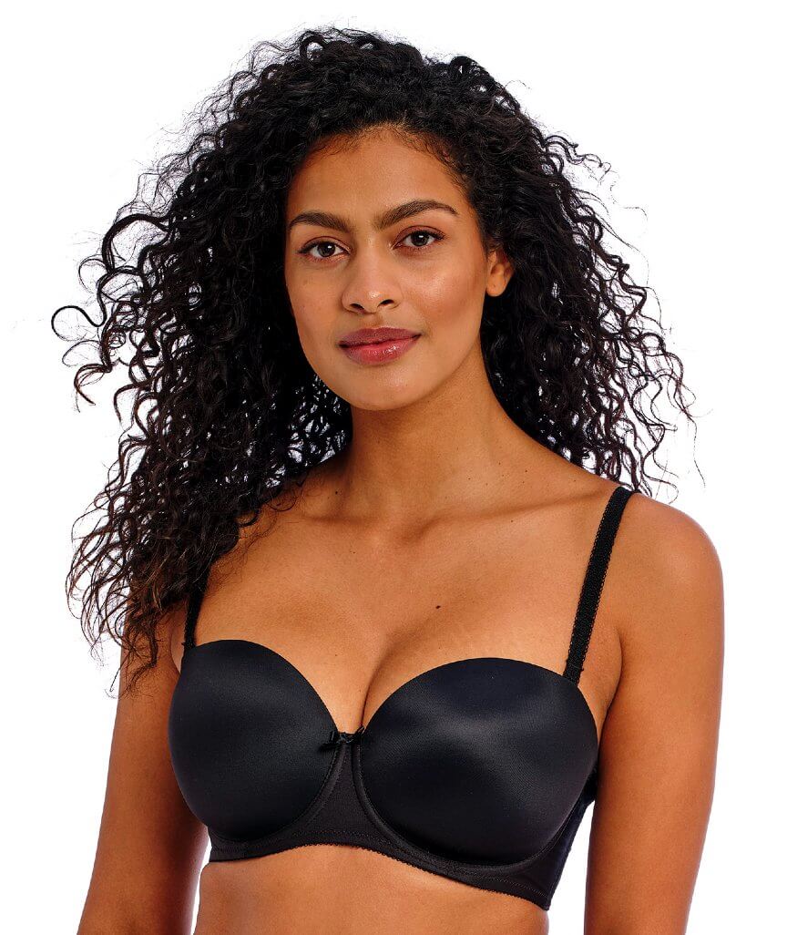 Freya Deco Underwired Moulded Strapless Bra - Black - Image 5