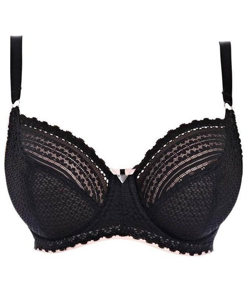 Freya Daisy Lace Underwire Balcony K Cup Bra - Noir - Image 3