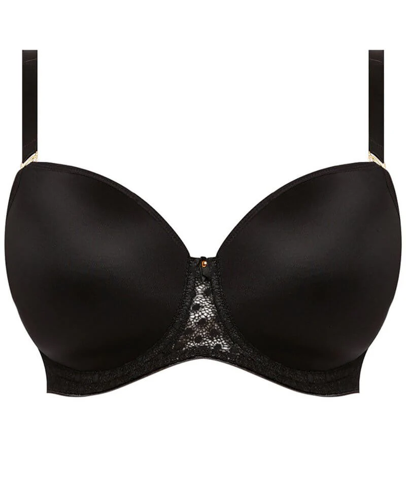 Freya Starlight Underwired Moulded Balcony T-shirt Bra - Black - Image 5