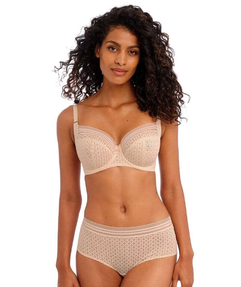 Freya Viva Underwire Side Support Bra - Beige - Image 3