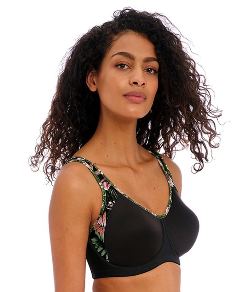 Freya Active Sonic Underwired Moulded Sports Bra - Jungle Black - Image 4