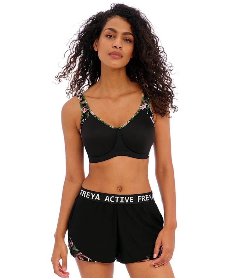 Freya Active Sonic Underwired Moulded Sports Bra - Jungle Black - Image 5