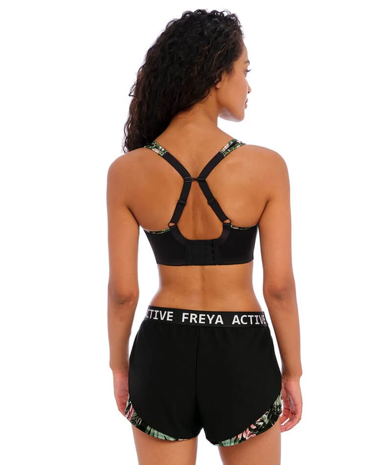 Freya Active Sonic Underwired Moulded Sports Bra - Jungle Black - Image 7