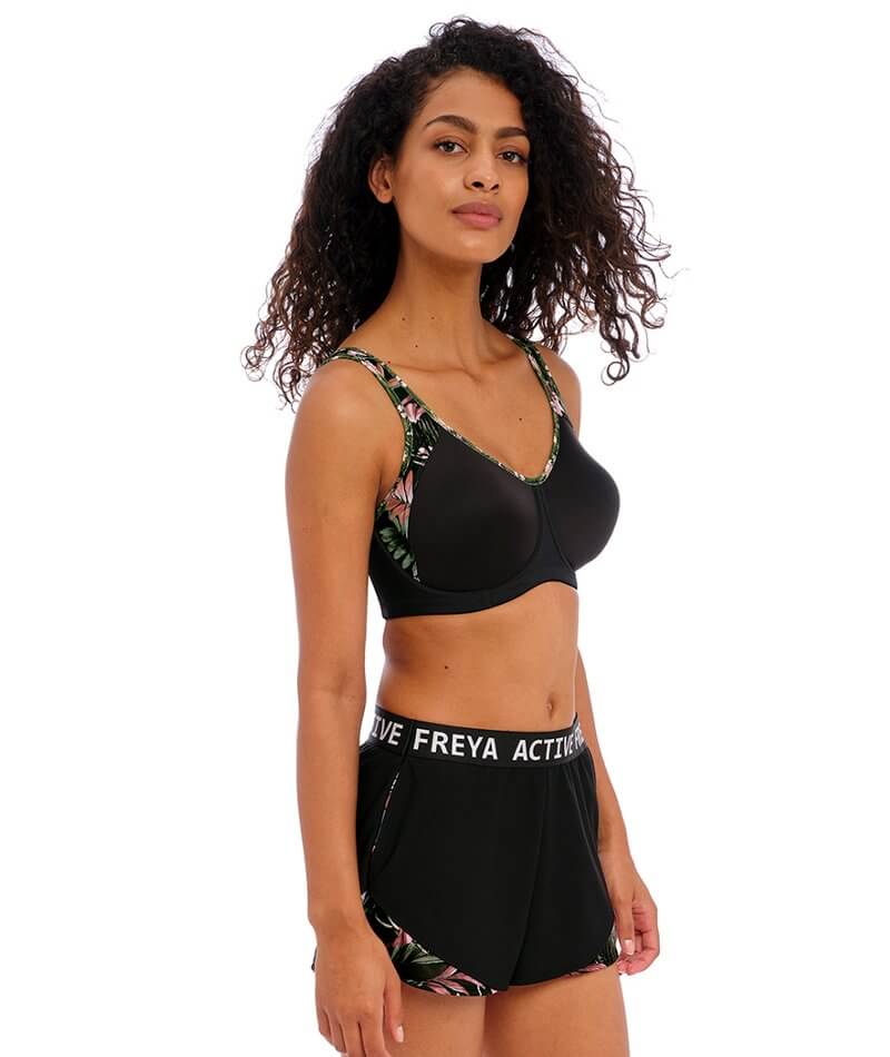 Freya Active Sonic Underwired Moulded Sports Bra - Jungle Black - Image 8