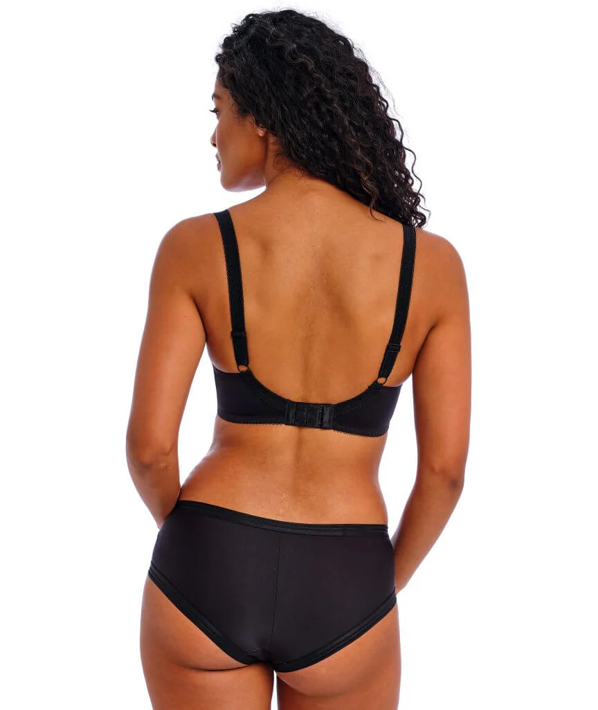 Freya Deco Moulded Plunge Bra - Black - Image 5