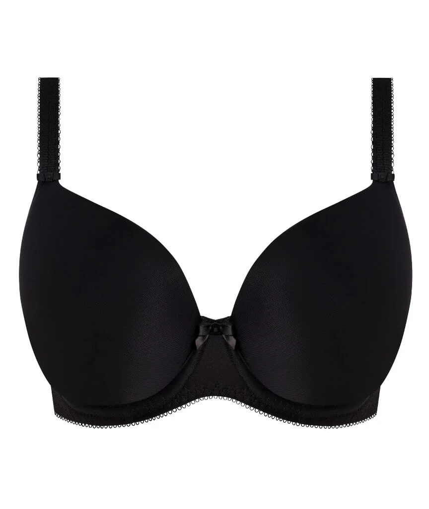 Freya Deco Moulded Plunge Bra - Black - Image 6