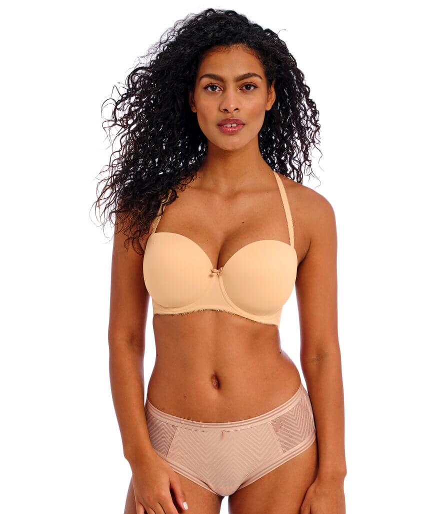 Freya Deco Underwired Moulded Strapless Bra - Nude - Image 9