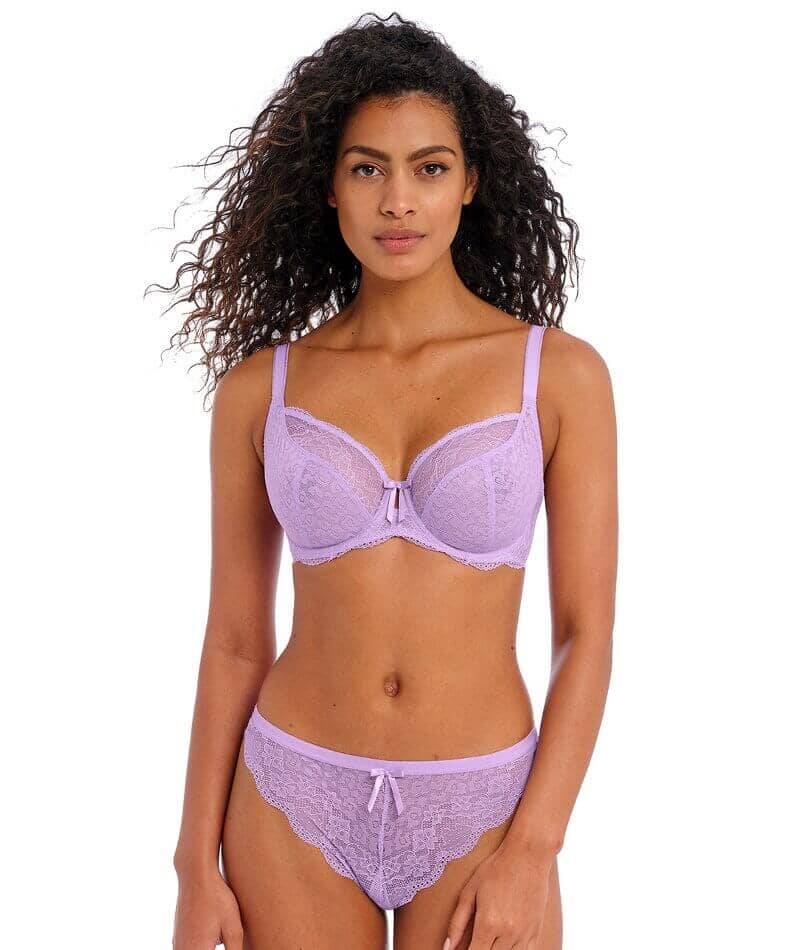 Freya Fancies Underwired Plunge Bra - Purple Rose - Image 4