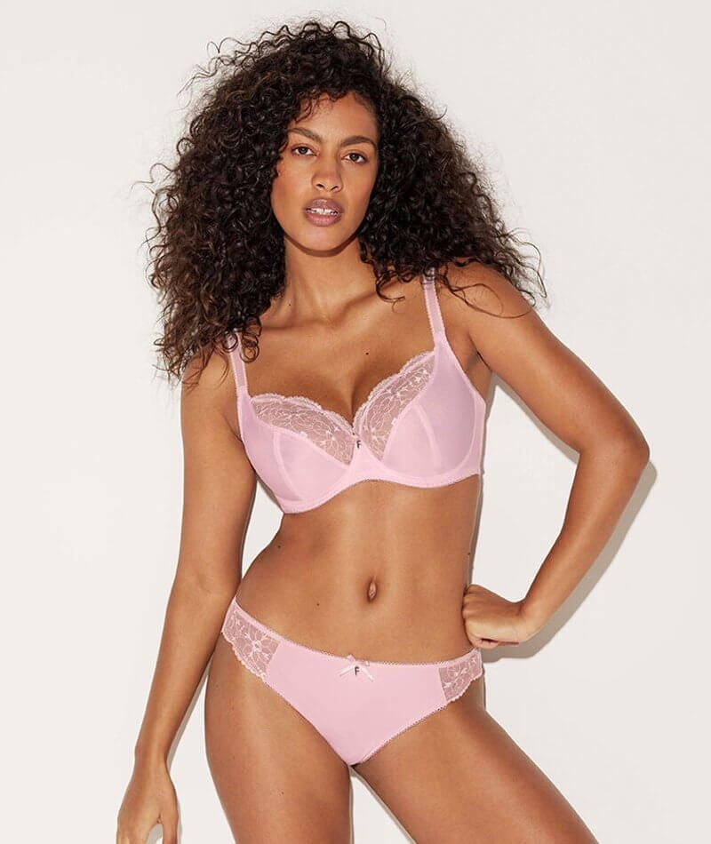 Freya Hallie Underwire Plunge Bra - Pink Champagne - Image 5