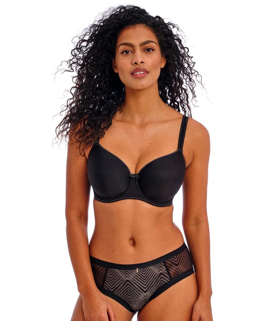 Freya Idol Underwired Moulded Balcony Bra - Black - Image 6