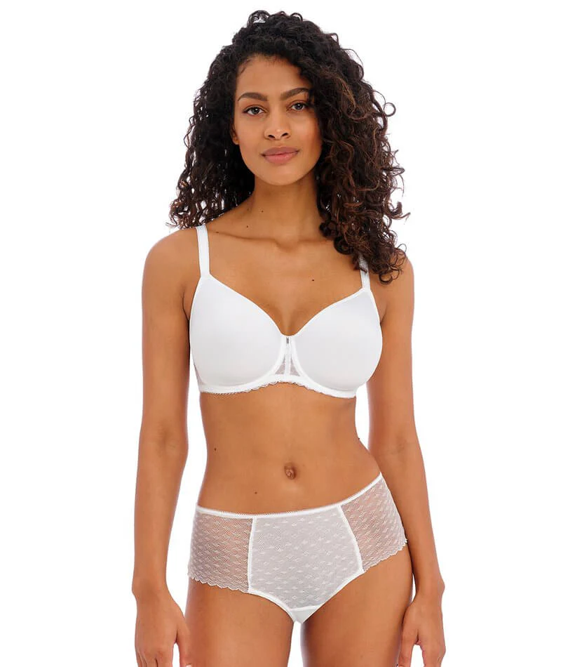 Freya Signature Underwired Moulded Spacer Bra - White - Image 3
