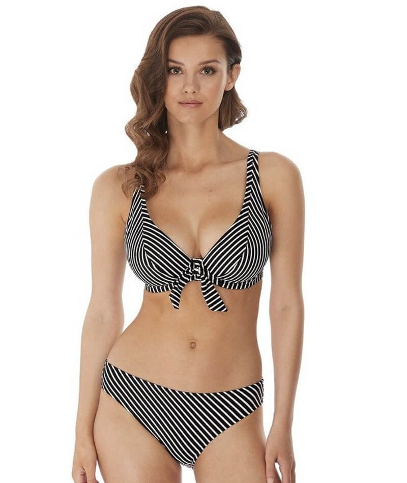 Freya Swim Beach Hut Underwire High Apex Bikini Top - Black - Image 4