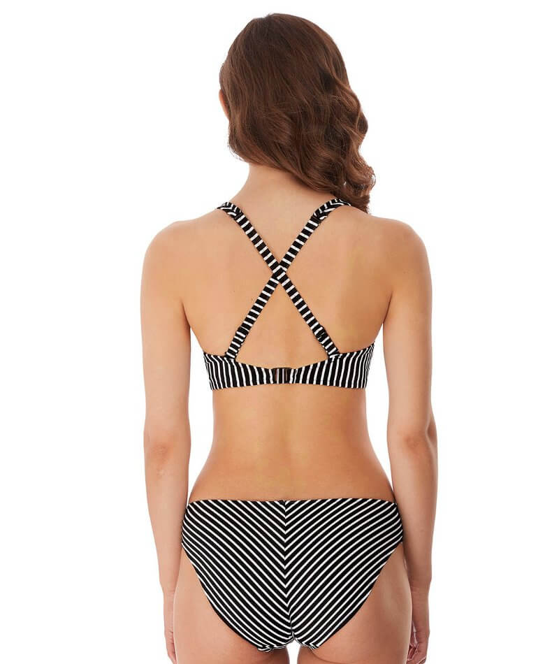 Freya Swim Beach Hut Underwire High Apex Bikini Top - Black - Image 6