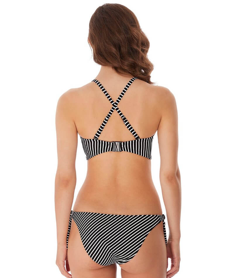 Freya Swim Beach Hut Underwire Padded Bandeau Bikini - Black - Image 8