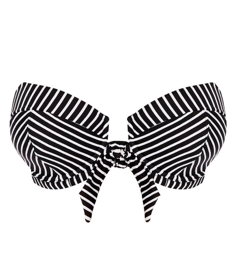 Freya Swim Beach Hut Underwire Padded Bandeau Bikini - Black - Image 9