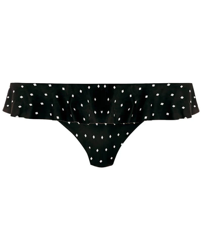 Freya Swim Jewel Cove Italini With Frill - Black - Image 4