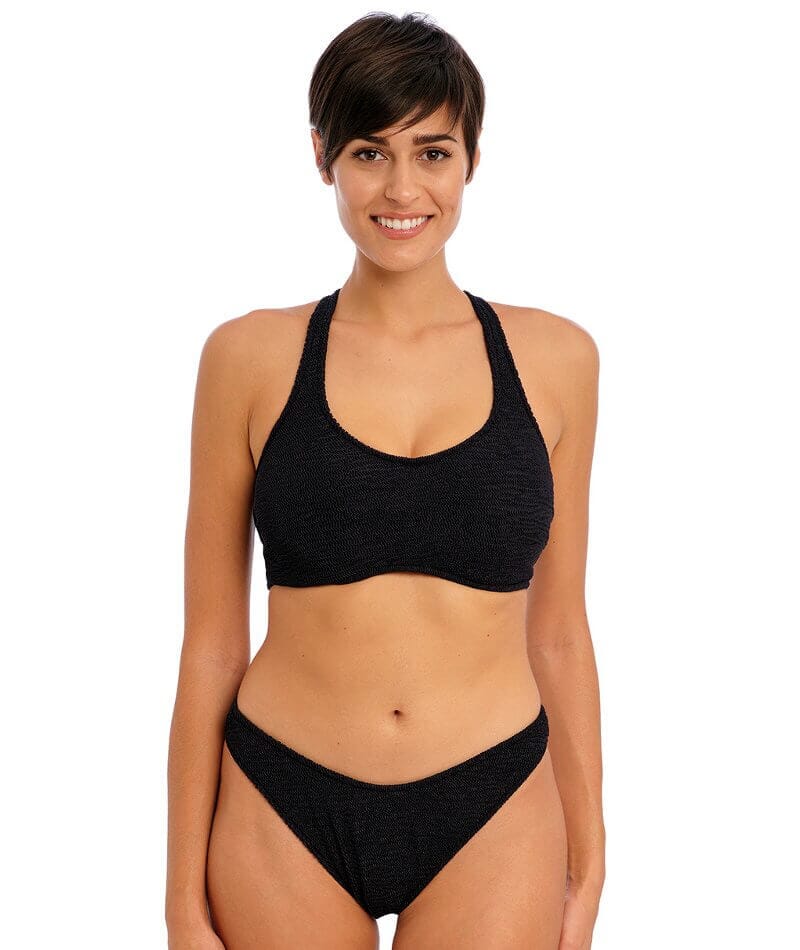 Freya Swim Ibiza Waves Underwire Bralette Bikini Top - Black - Image 5