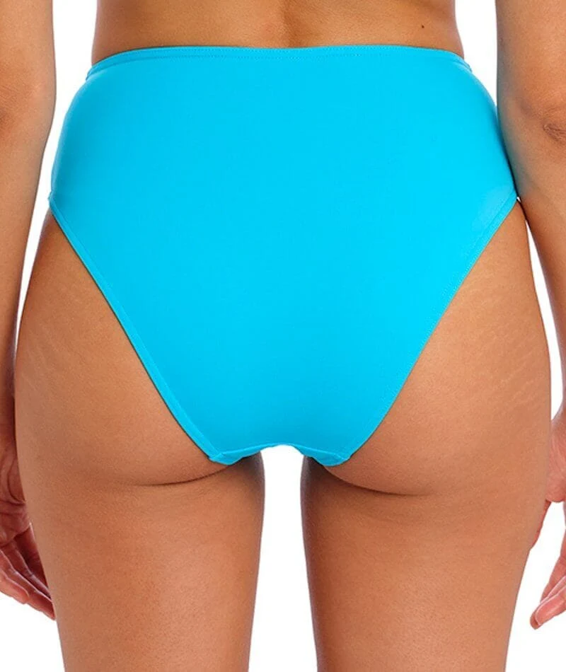 Freya Swim Jewel Cove High Waist Brief - Plain Turquoise - Image 2