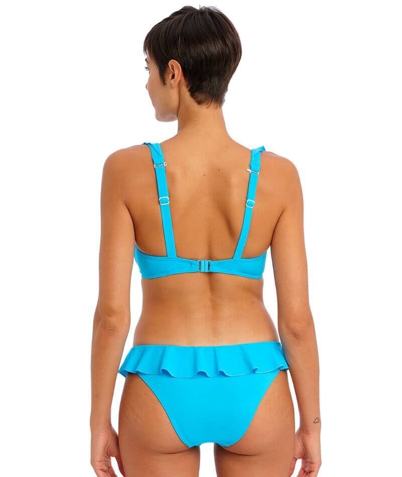 Freya Swim Jewel Cove Underwire High Apex Bikini Top - Plain Turquoise - Image 6