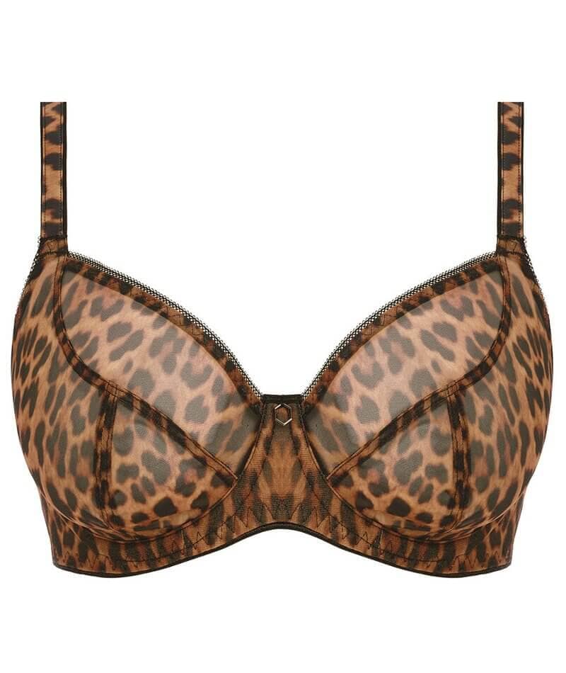 Freya Wild Side Underwired Plunge Bra - Leopard - Image 7