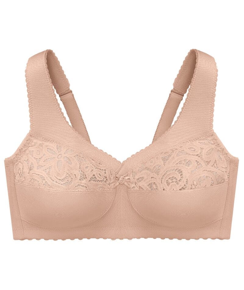 Glamorise MagicLift Cotton Wire-free Support Bra - Cafe - Image 7