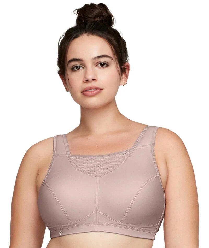 Glamorise No-Bounce Camisole Elite Wire-free Sports Bra - Rose Tan
