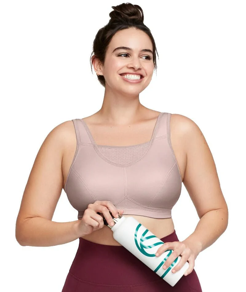 Glamorise No-Bounce Camisole Elite Wire-free Sports Bra - Rose Tan - Image 6