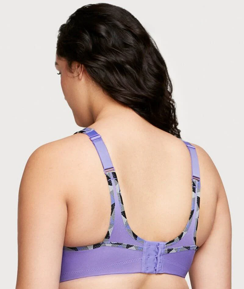 Glamorise No-Bounce Camisole Wire-free Sports Bra - Purple - Image 2