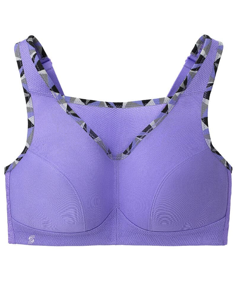 Glamorise No-Bounce Camisole Wire-free Sports Bra - Purple - Image 6