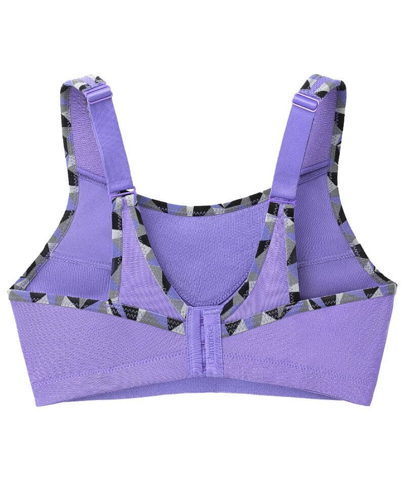 Glamorise No-Bounce Camisole Wire-free Sports Bra - Purple - Image 7