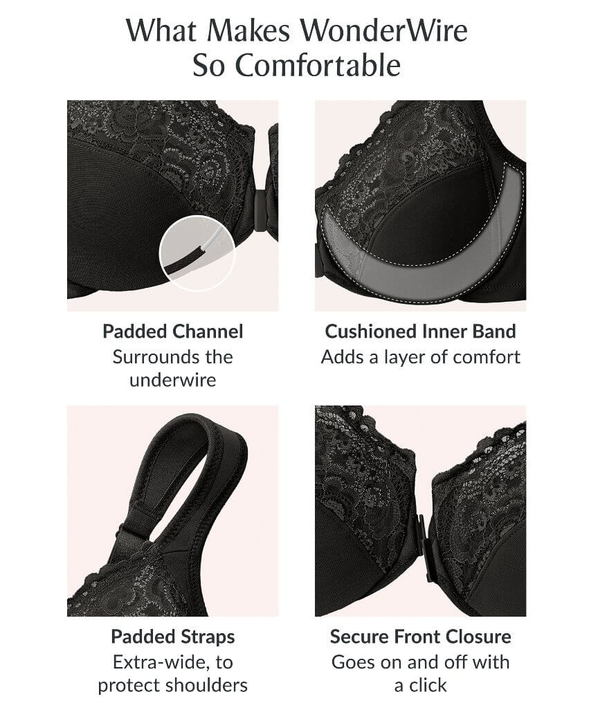 Glamorise WonderWire Front-Closure Bra - Centennial Leopard - Image 6