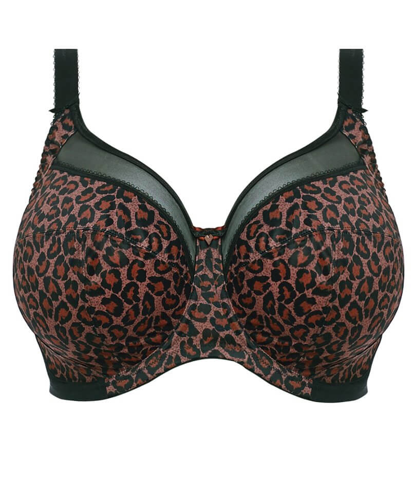 Goddess Kayla Underwire Banded Bra - Dark Leopard - Image 8