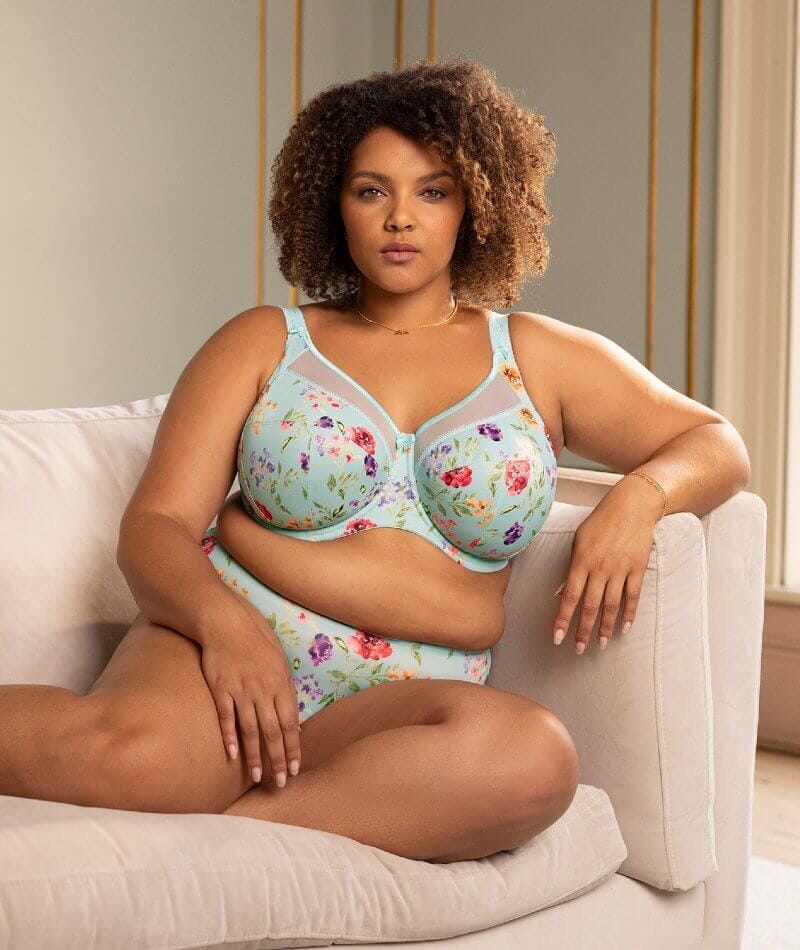 Goddess Kayla Underwired Banded Bra - Blue Haze - Image 3