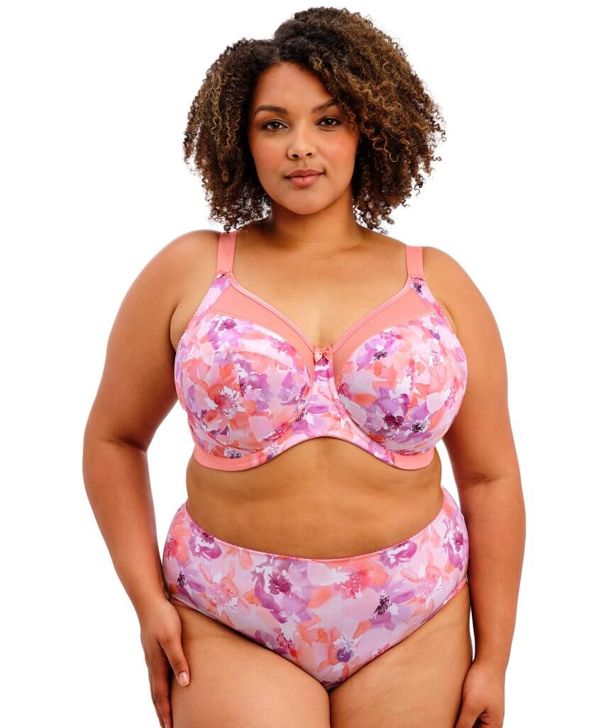 Goddess Kayla Underwired Banded Bra - Coral Petal - Image 4