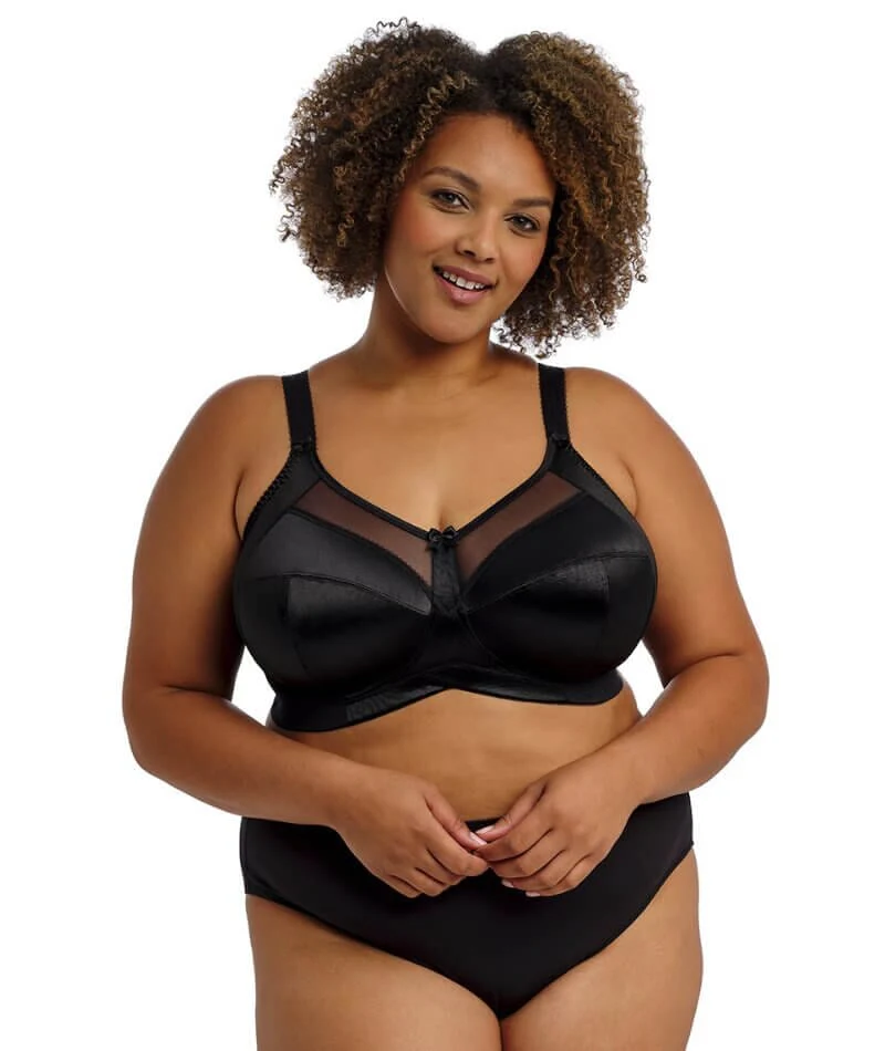 Goddess Keira Soft Cup Wire-free Bra - Black - Image 3