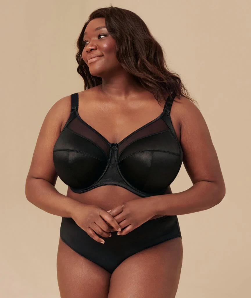 Goddess Keira Underwired Banded Bra - Black - Image 4