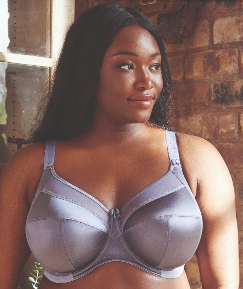 Goddess Keira Underwired Banded Bra - Blue Granite - Image 3