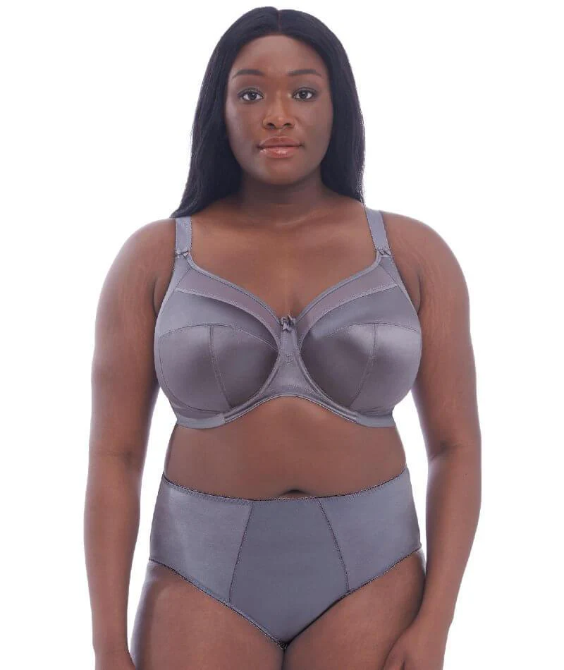 Goddess Keira Underwired Banded Bra - Blue Granite - Image 5