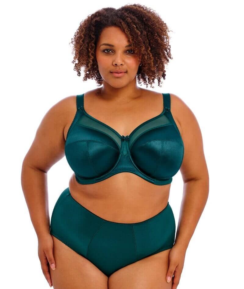 Goddess Keira Underwired Banded Bra - Deep Teal - Image 3
