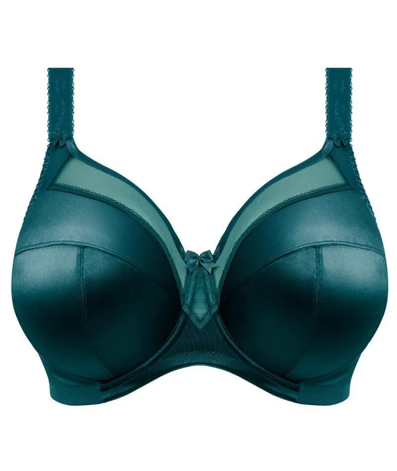 Goddess Keira Underwired Banded Bra - Deep Teal - Image 5