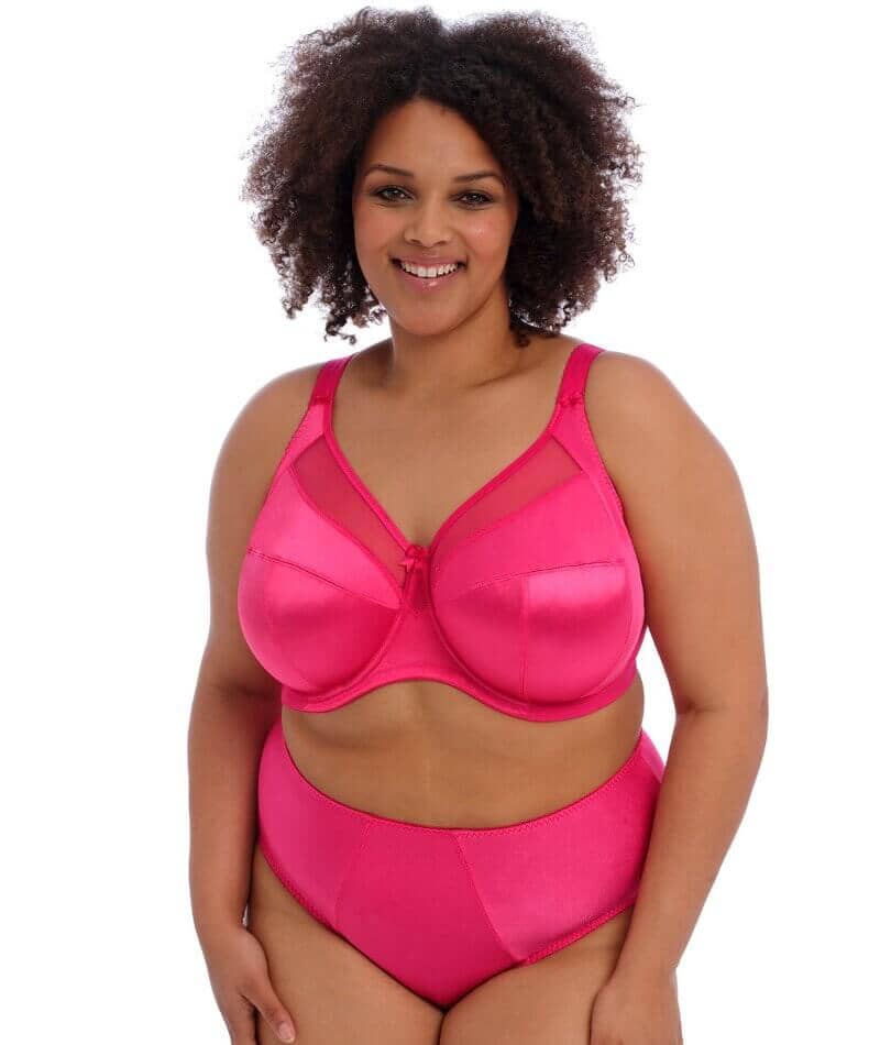 Goddess Keira Underwired Banded Bra - Hot Pink - Image 3
