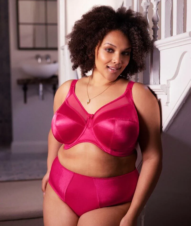 Goddess Keira Underwired Banded Bra - Hot Pink - Image 5
