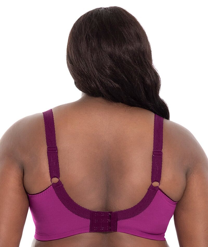 Goddess Keira Underwired Banded Bra - Magenta Mix - Image 2