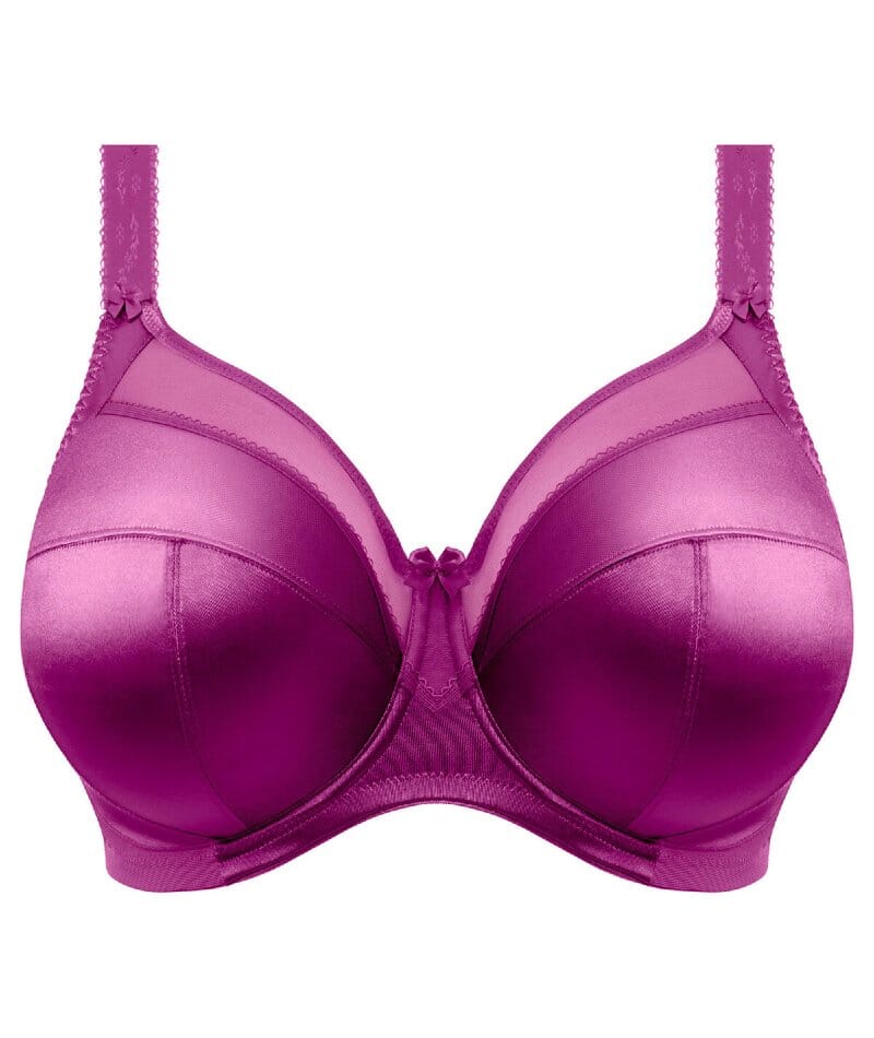 Goddess Keira Underwired Banded Bra - Magenta Mix - Image 5